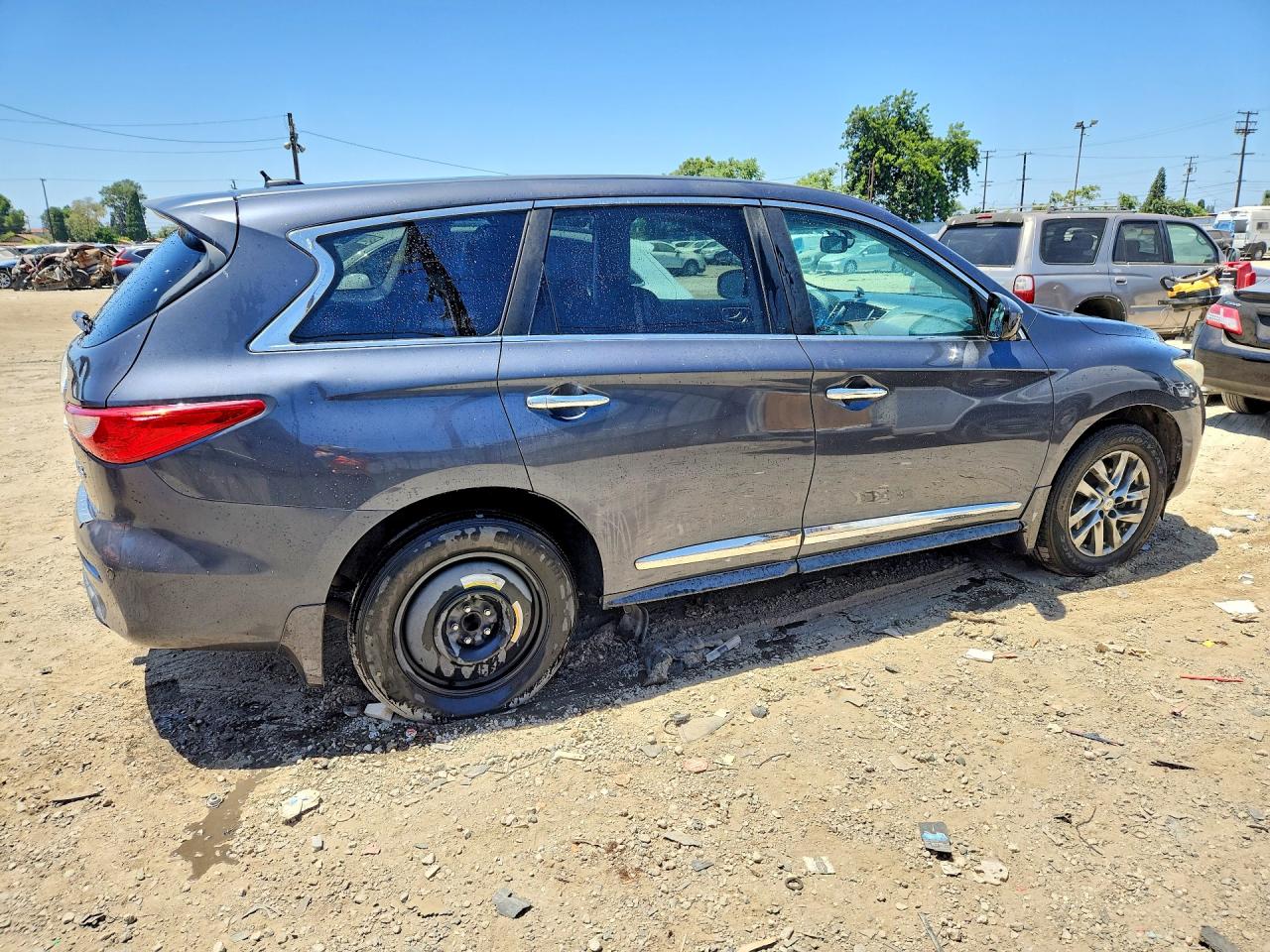 2013 Infiniti Jx35 Base Gray vin: 5N1AL0MN0DC336880