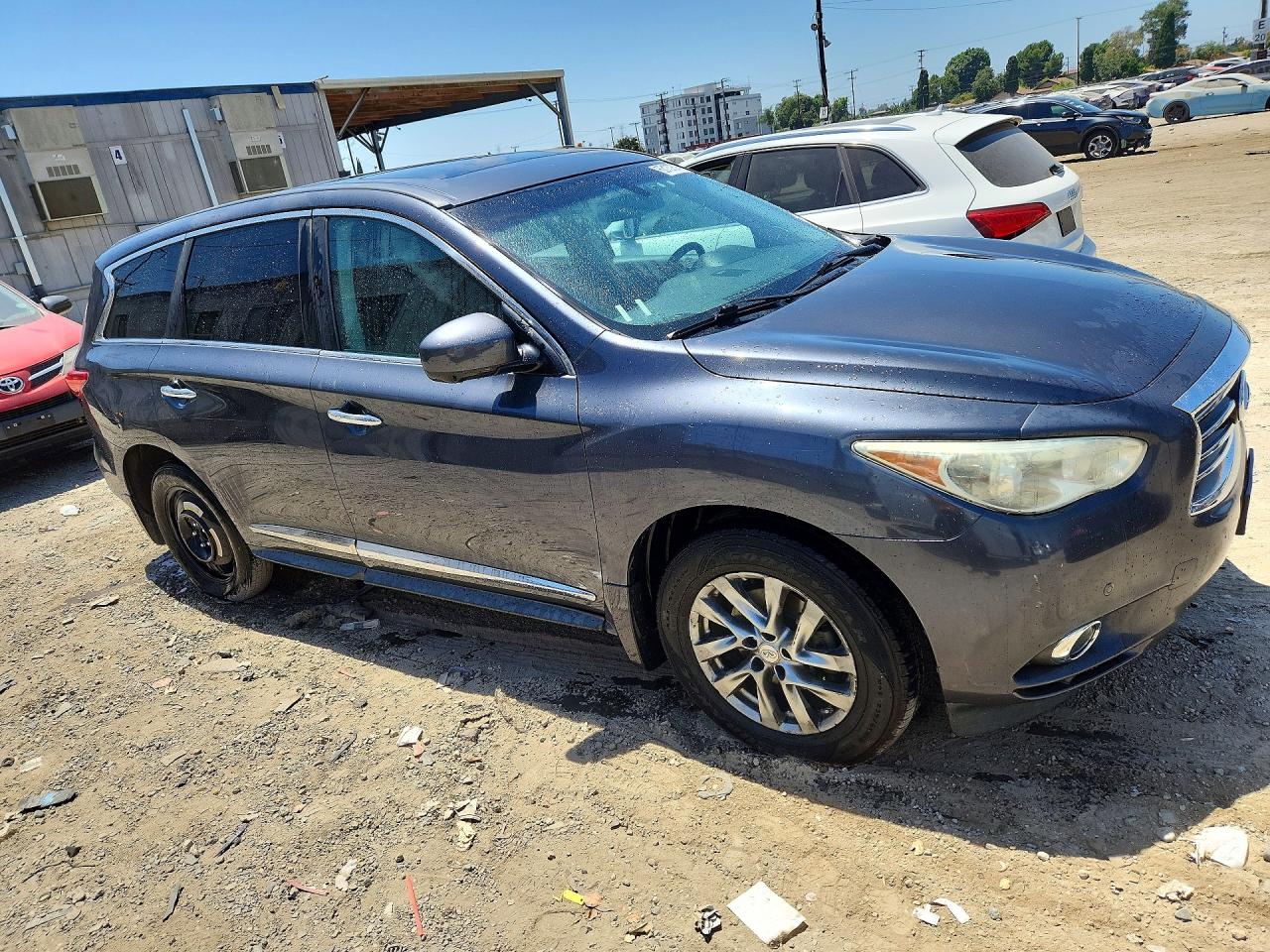 2013 Infiniti Jx35 Base Gray vin: 5N1AL0MN0DC336880