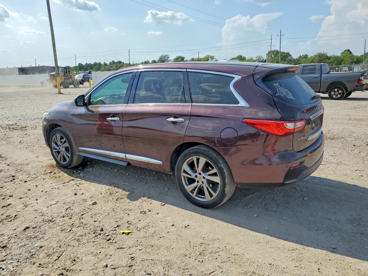 2013 Infiniti Jx35 Base Burgundy vin: 5N1AL0MN0DC338015