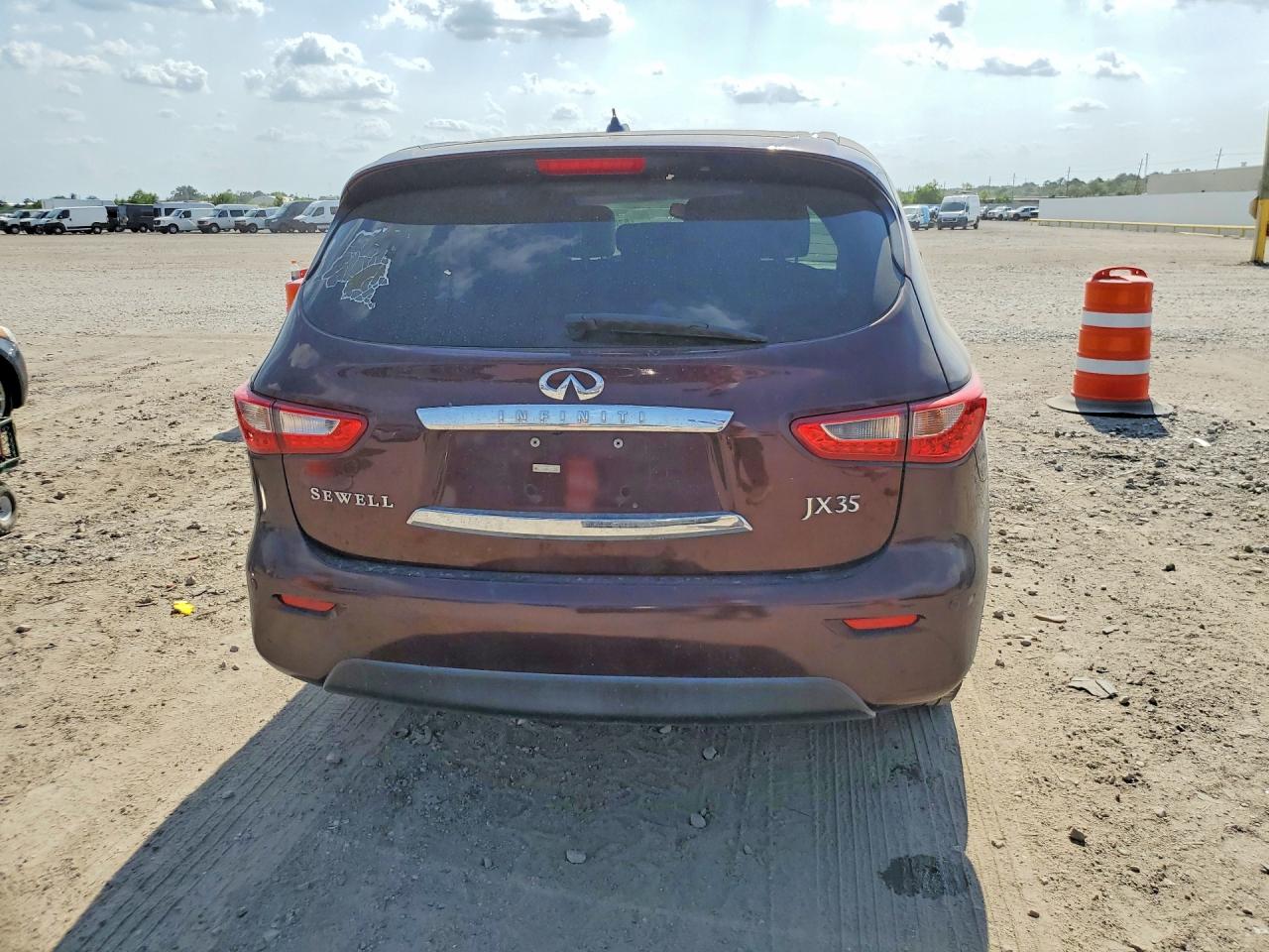 2013 Infiniti Jx35 Base Burgundy vin: 5N1AL0MN0DC338015