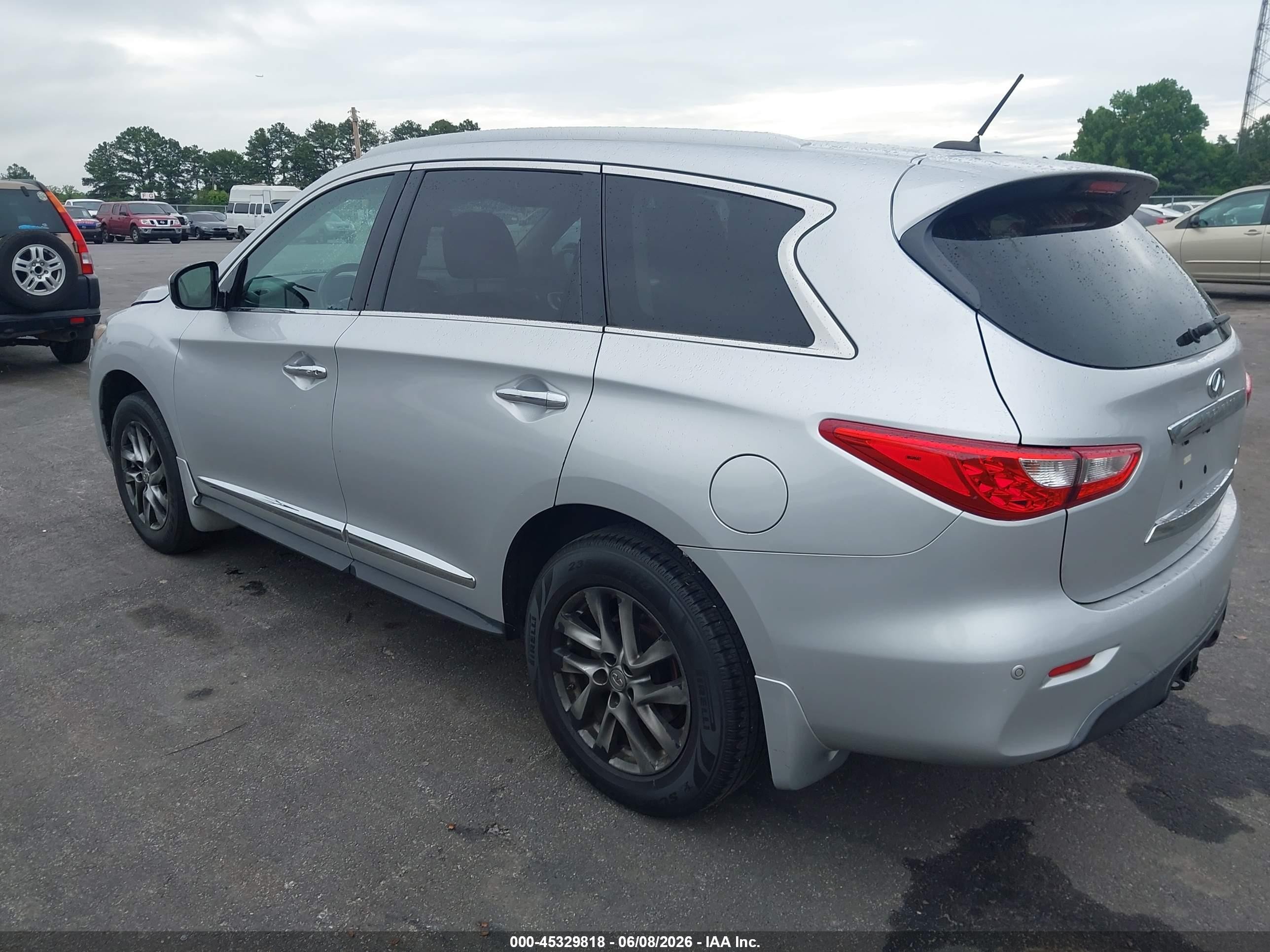 2013 Infiniti Jx35   Silver vin: 5N1AL0MN0DC348074
