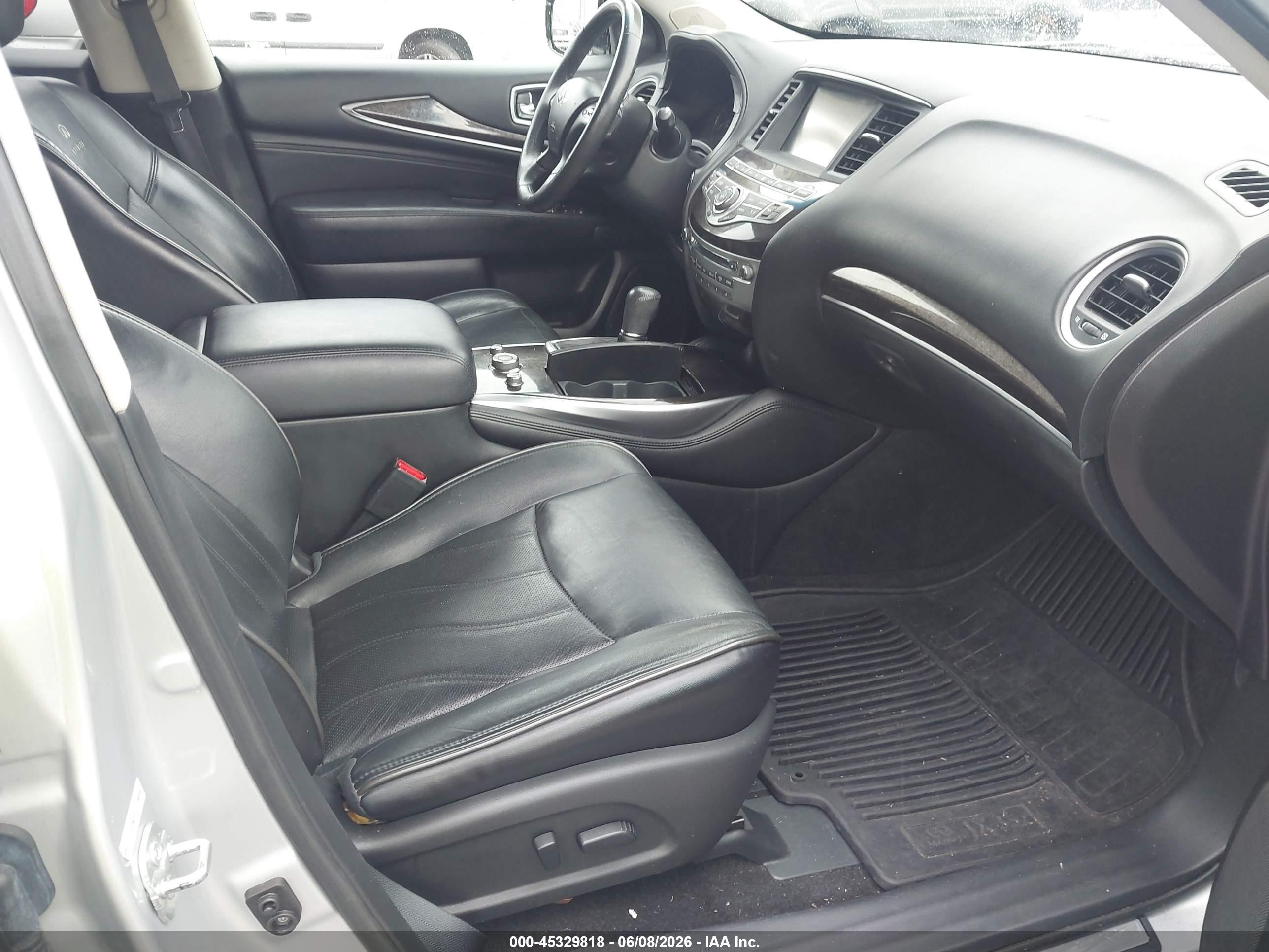 2013 Infiniti Jx35   Silver vin: 5N1AL0MN0DC348074
