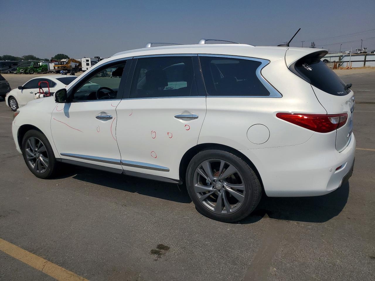 2014 Infiniti Qx60 Белый vin: 5N1AL0MN0EC500985