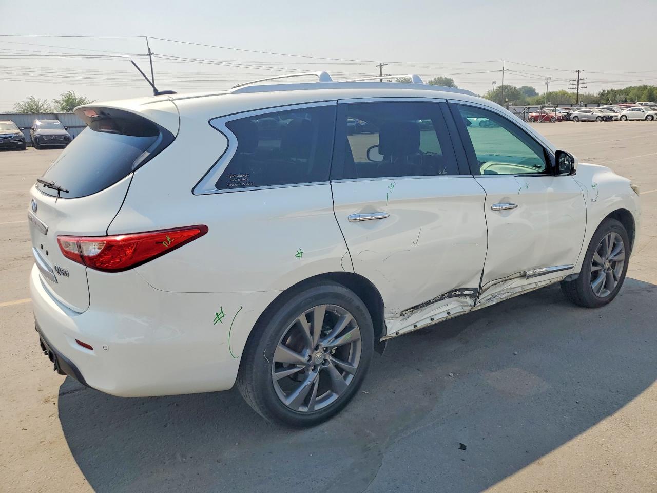 2014 Infiniti Qx60 Белый vin: 5N1AL0MN0EC500985
