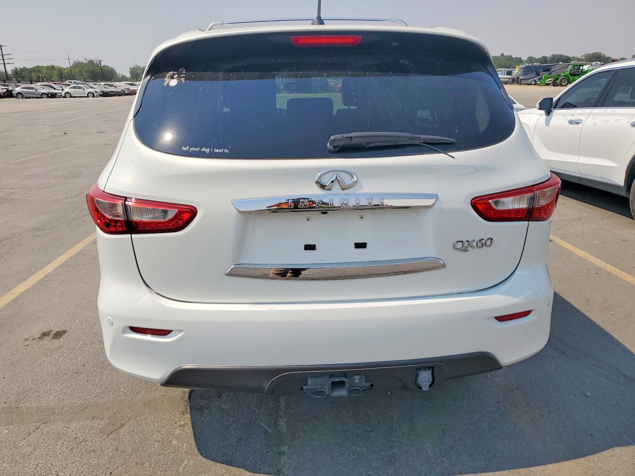 2014 Infiniti Qx60 Белый vin: 5N1AL0MN0EC500985
