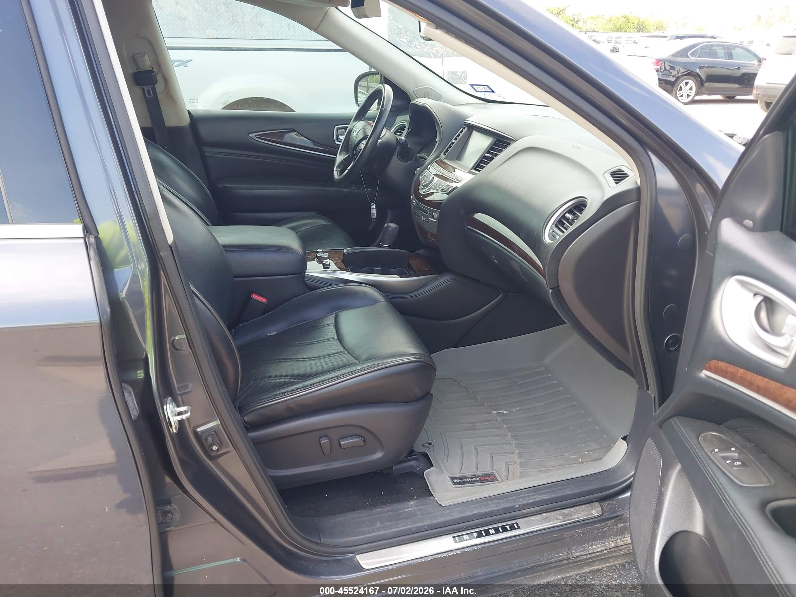 2014 Infiniti Qx60 Gray vin: 5N1AL0MN0EC501733