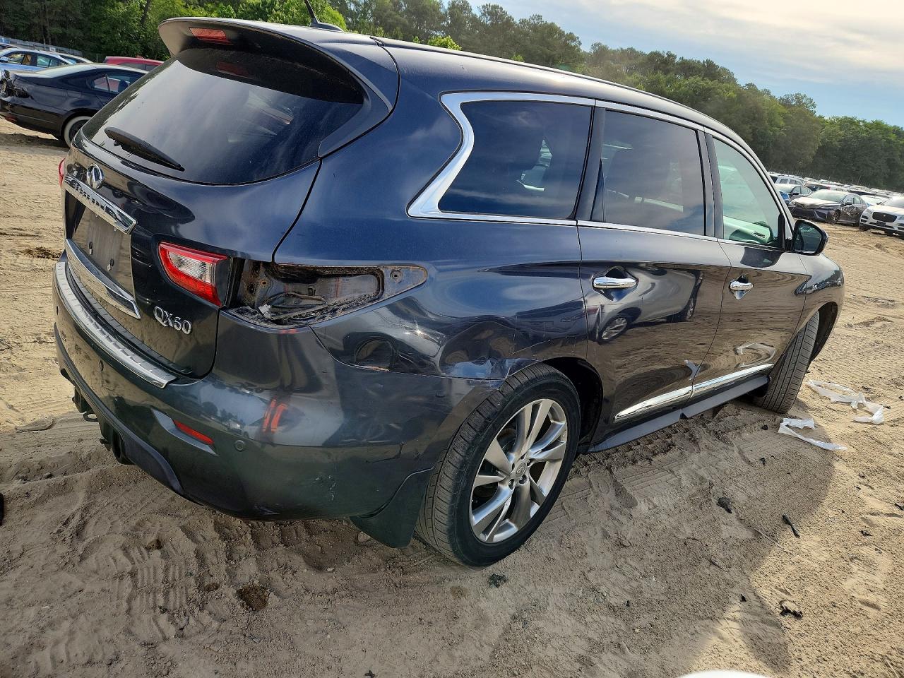 2014 Infiniti Qx60 Base Gray vin: 5N1AL0MN0EC514952