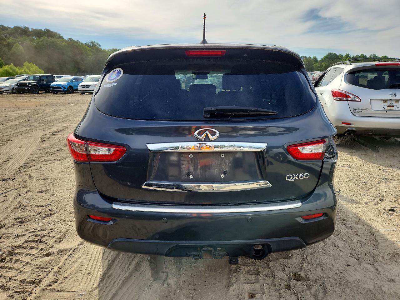 2014 Infiniti Qx60 Base Gray vin: 5N1AL0MN0EC514952
