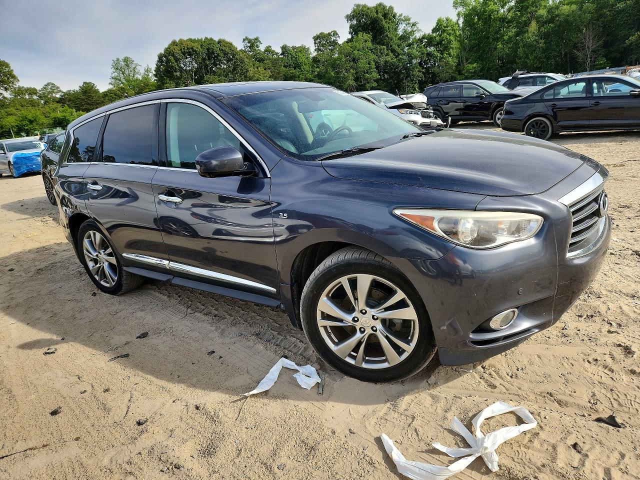 2014 Infiniti Qx60 Base Gray vin: 5N1AL0MN0EC514952