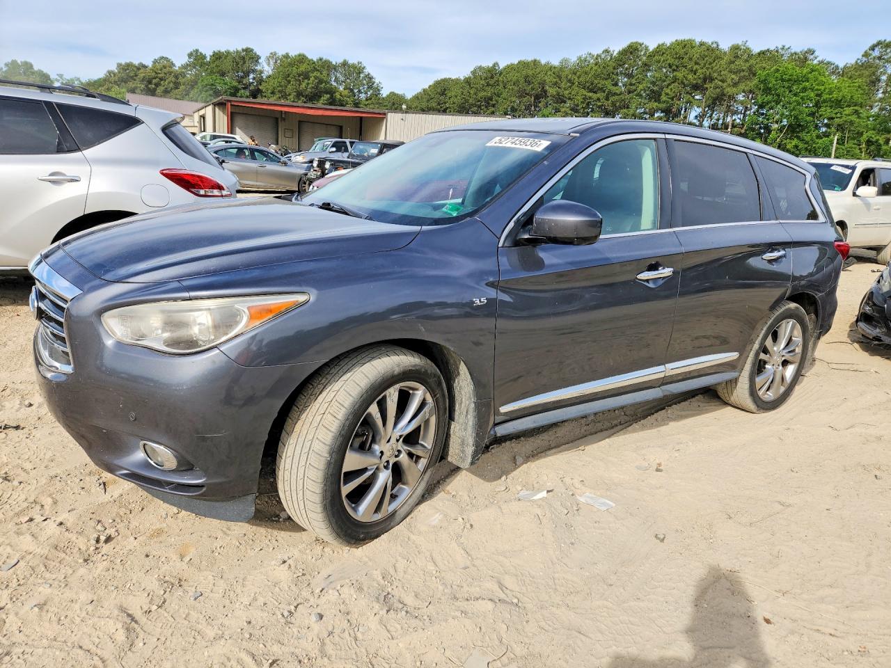 2014 Infiniti Qx60 Base Gray vin: 5N1AL0MN0EC514952