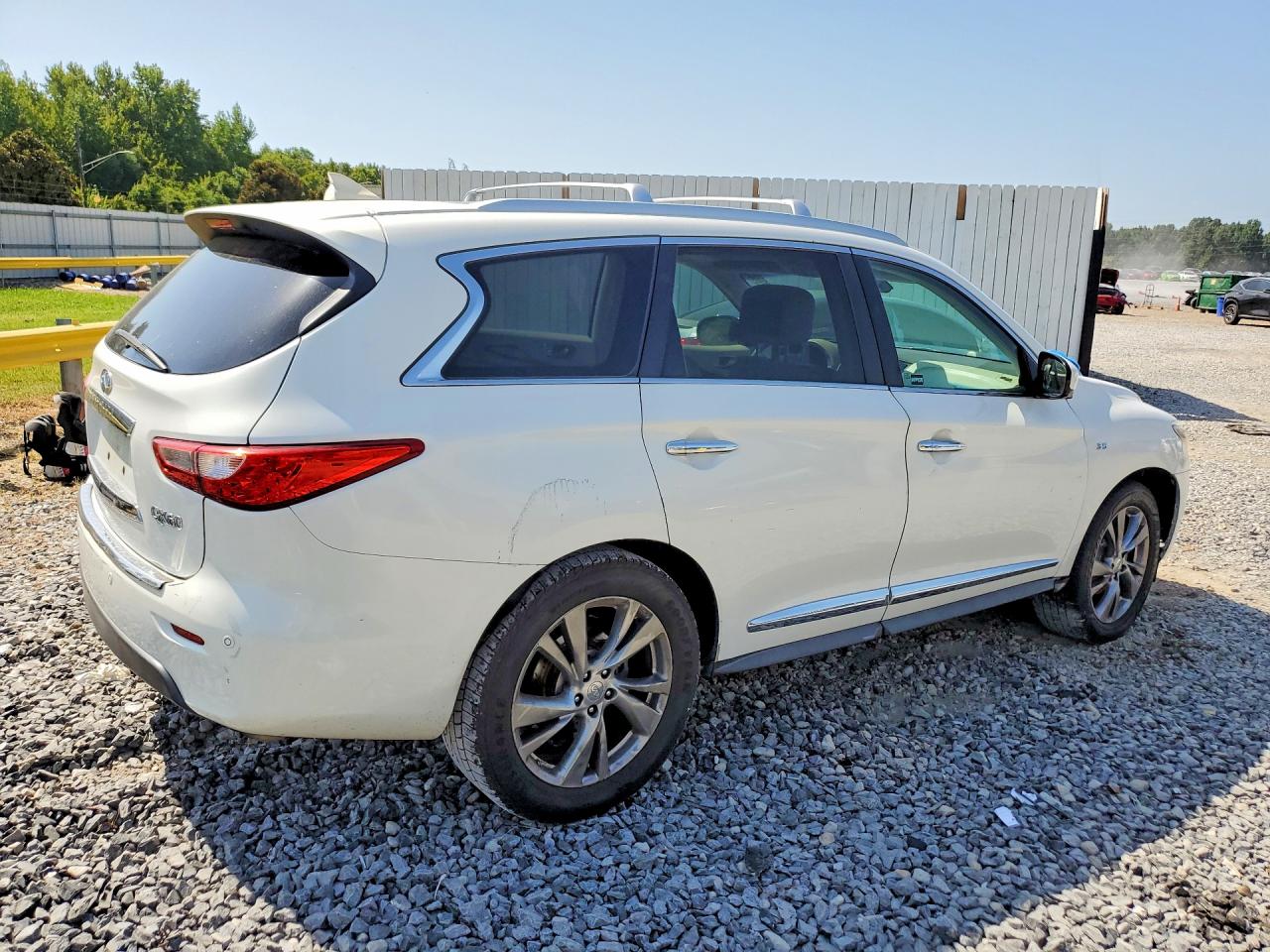 2014 Infiniti Qx60 Base White vin: 5N1AL0MN0EC517401