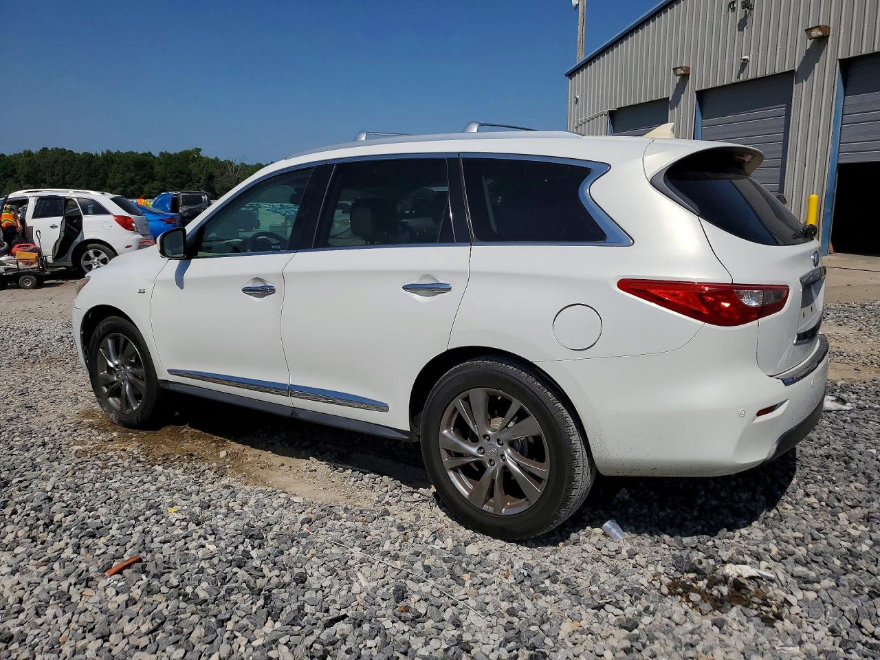 2014 Infiniti Qx60 Base White vin: 5N1AL0MN0EC517401