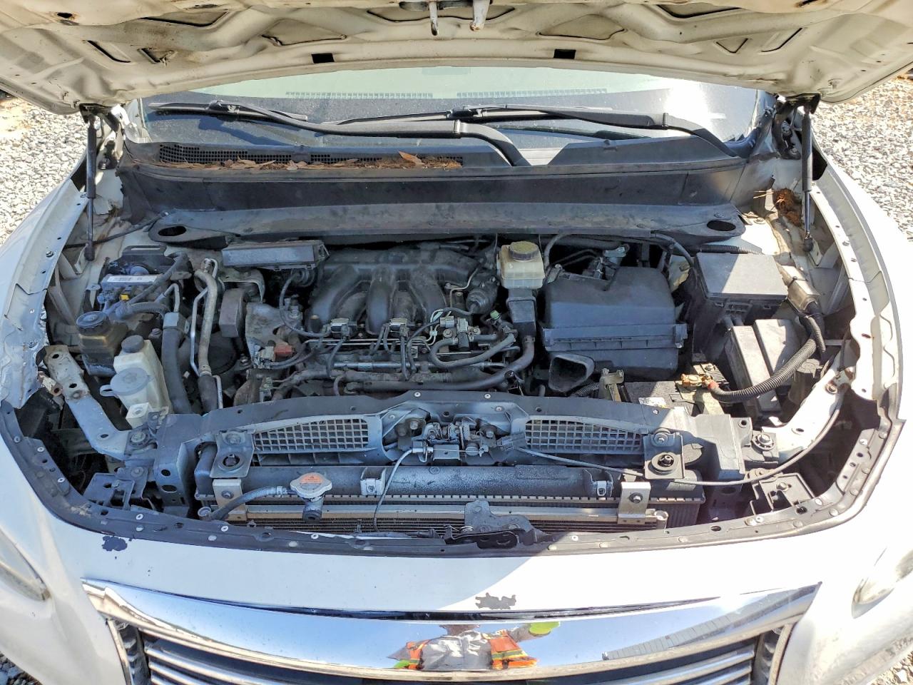 2014 Infiniti Qx60 Base White vin: 5N1AL0MN0EC517401