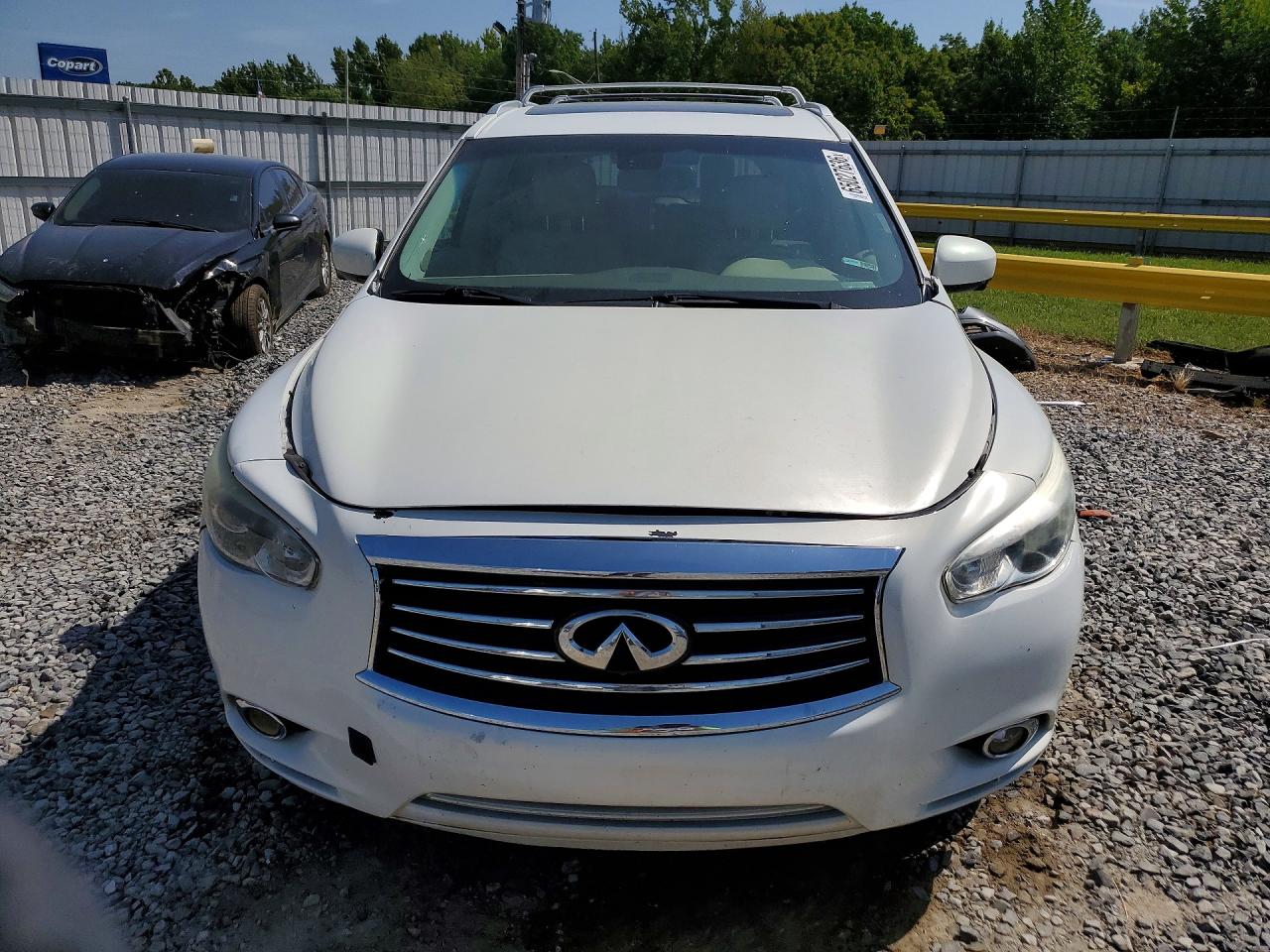 2014 Infiniti Qx60 Base White vin: 5N1AL0MN0EC517401