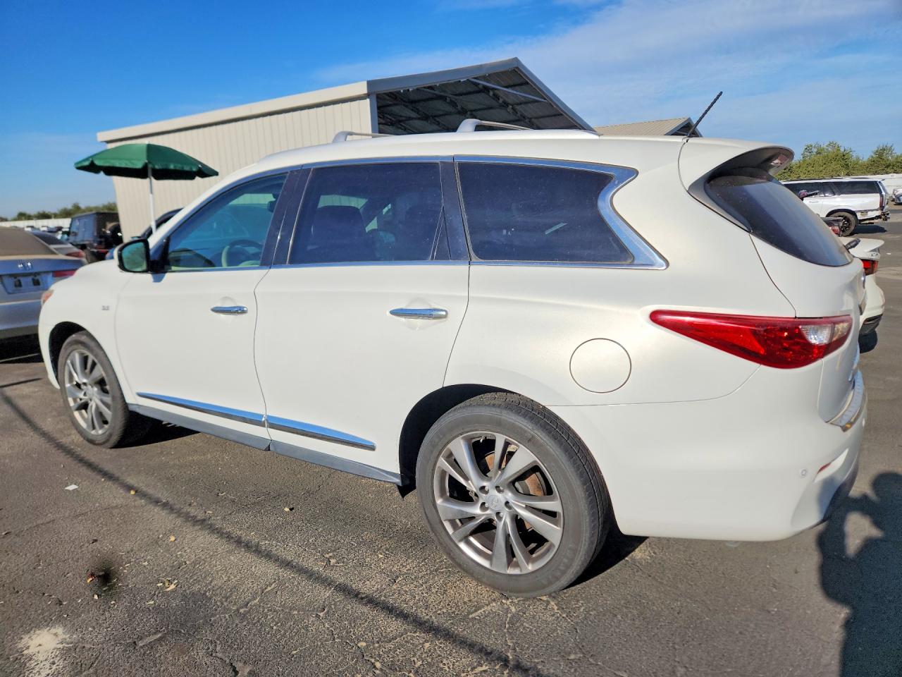 2014 Infiniti Qx60 Base White vin: 5N1AL0MN0EC517432