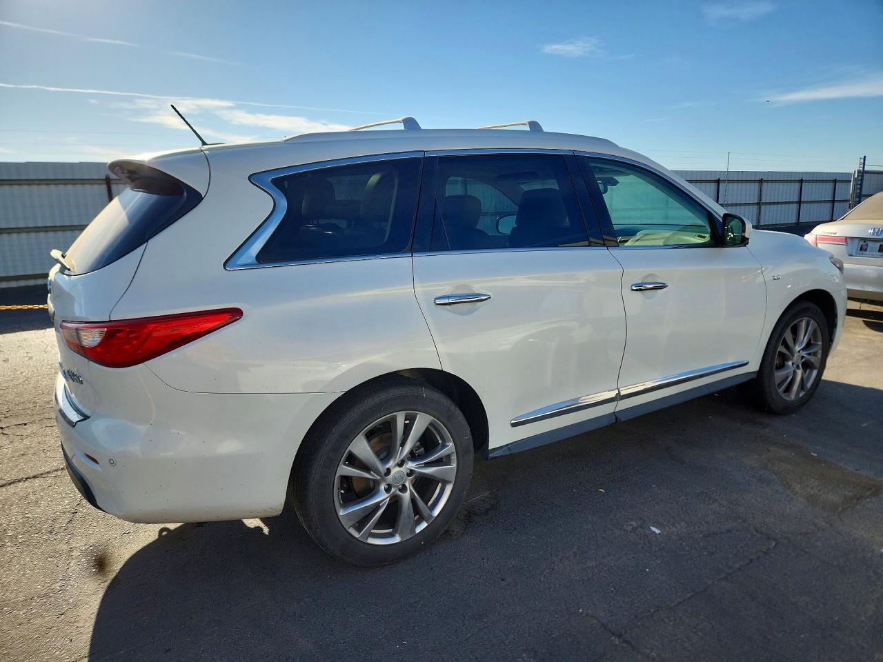 2014 Infiniti Qx60 Base White vin: 5N1AL0MN0EC517432