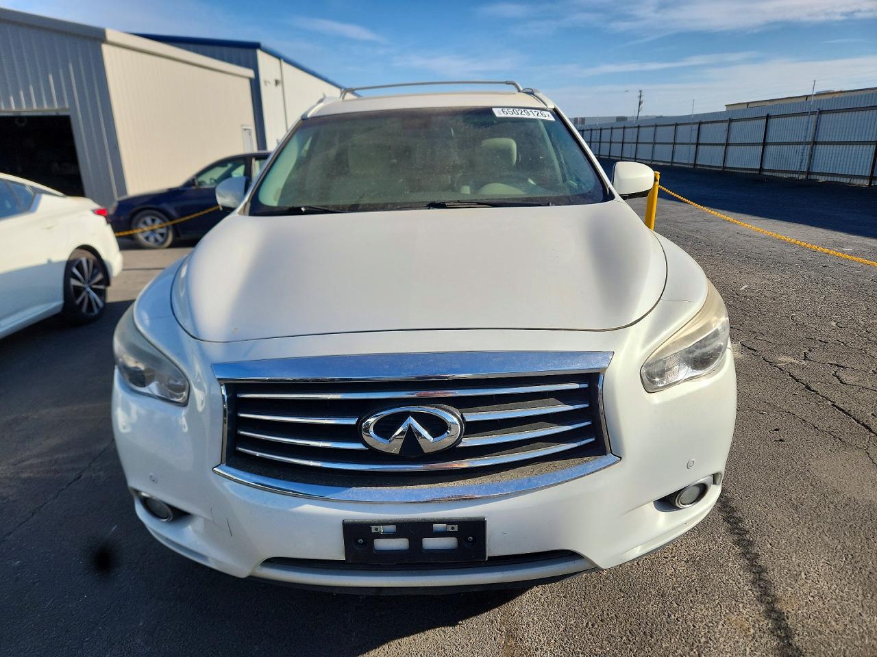 2014 Infiniti Qx60 Base White vin: 5N1AL0MN0EC517432