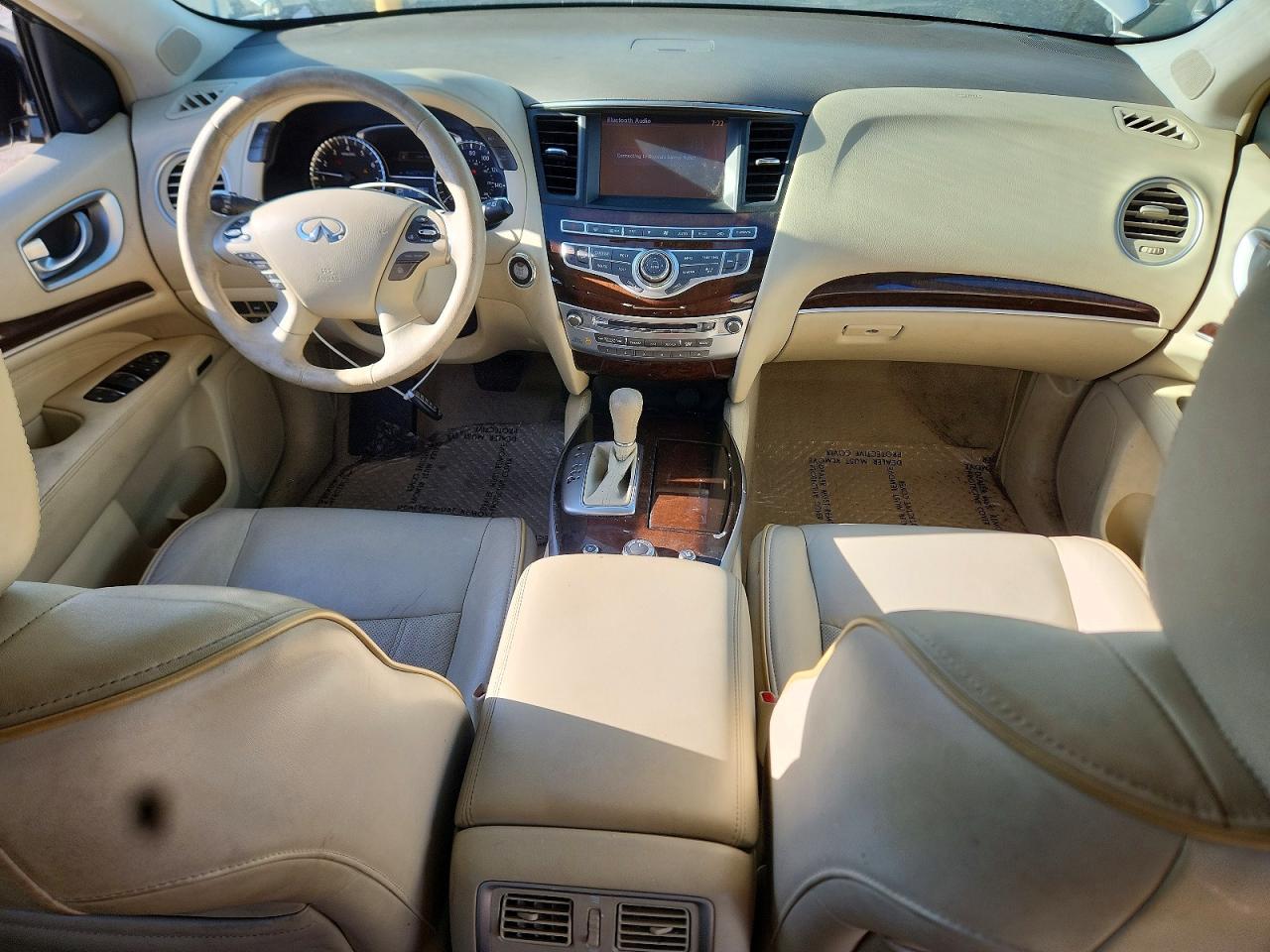 2014 Infiniti Qx60 Base White vin: 5N1AL0MN0EC517432