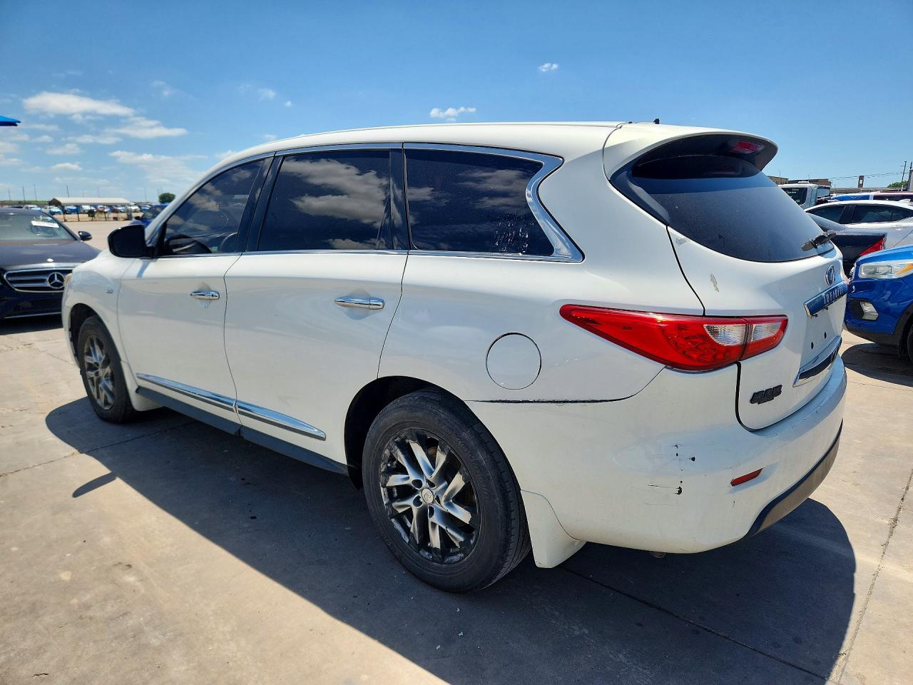 2014 Infiniti Qx60 Base White vin: 5N1AL0MN0EC521156