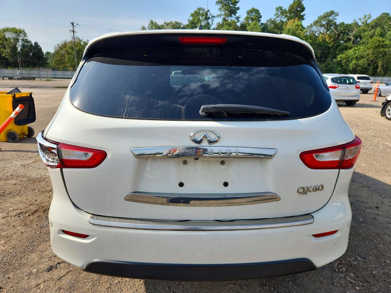 2014 Infiniti Qx60 Base White vin: 5N1AL0MN0EC523991