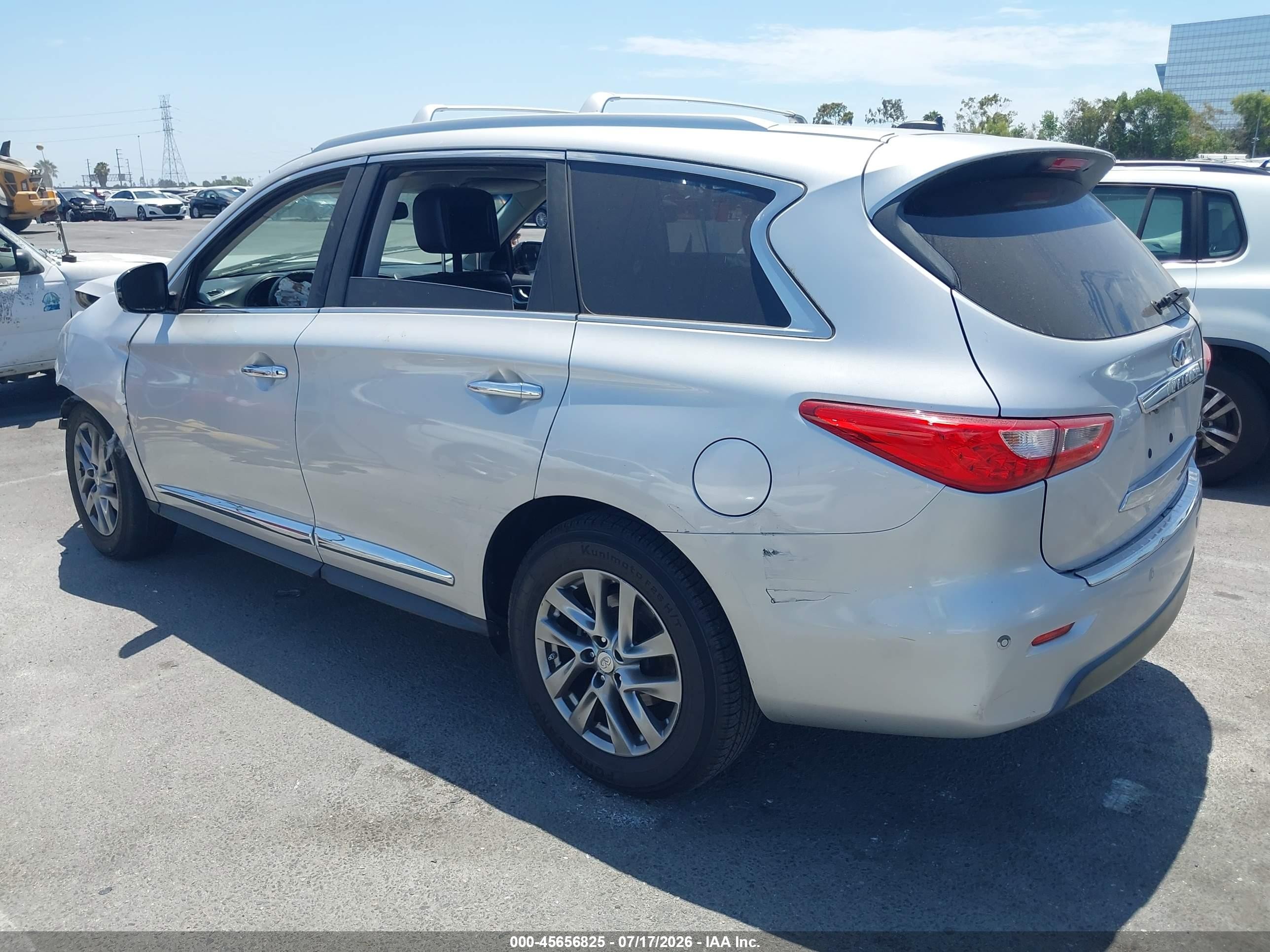 2014 Infiniti Qx60   Silver vin: 5N1AL0MN0EC530228