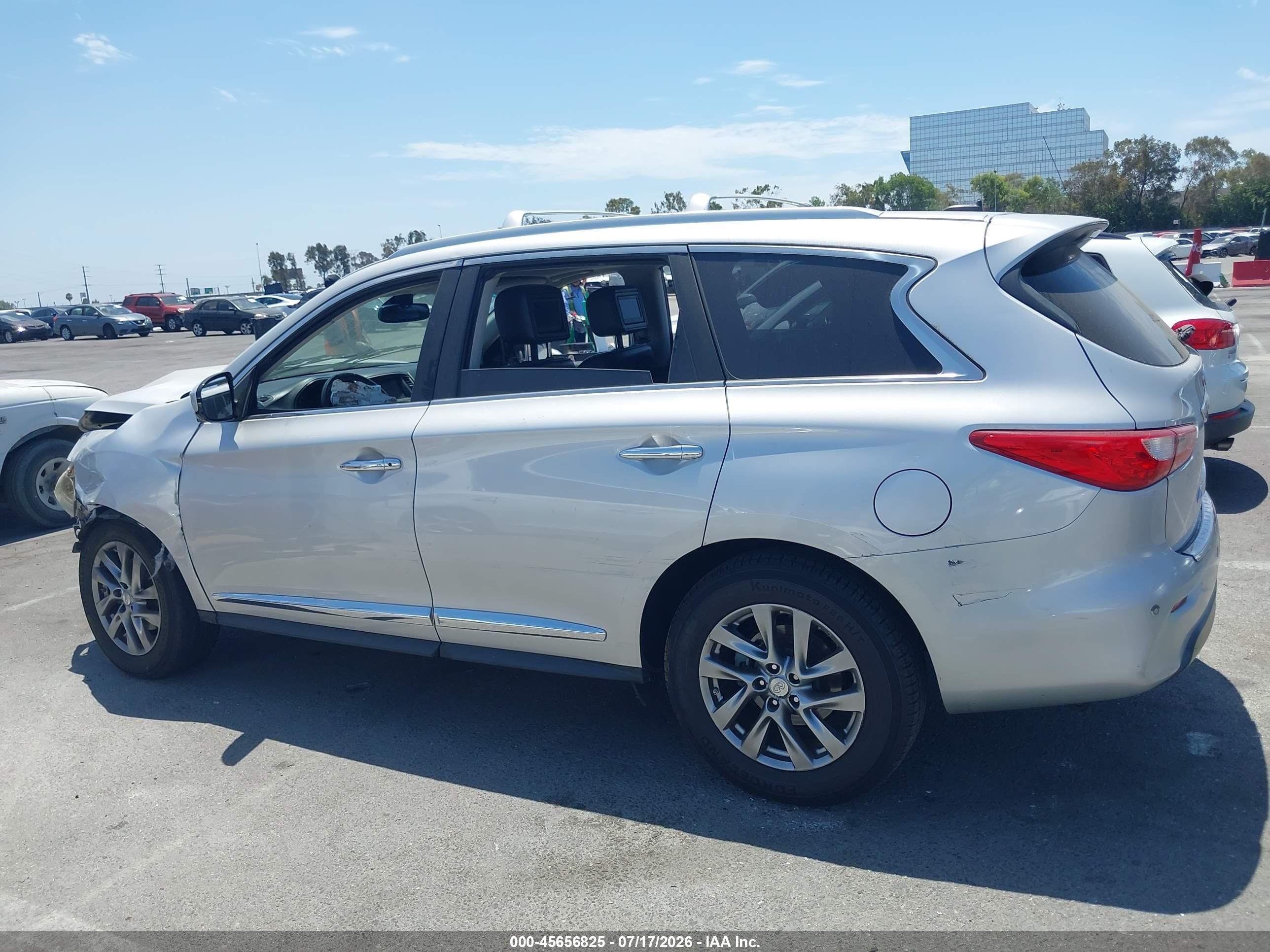 2014 Infiniti Qx60   Silver vin: 5N1AL0MN0EC530228