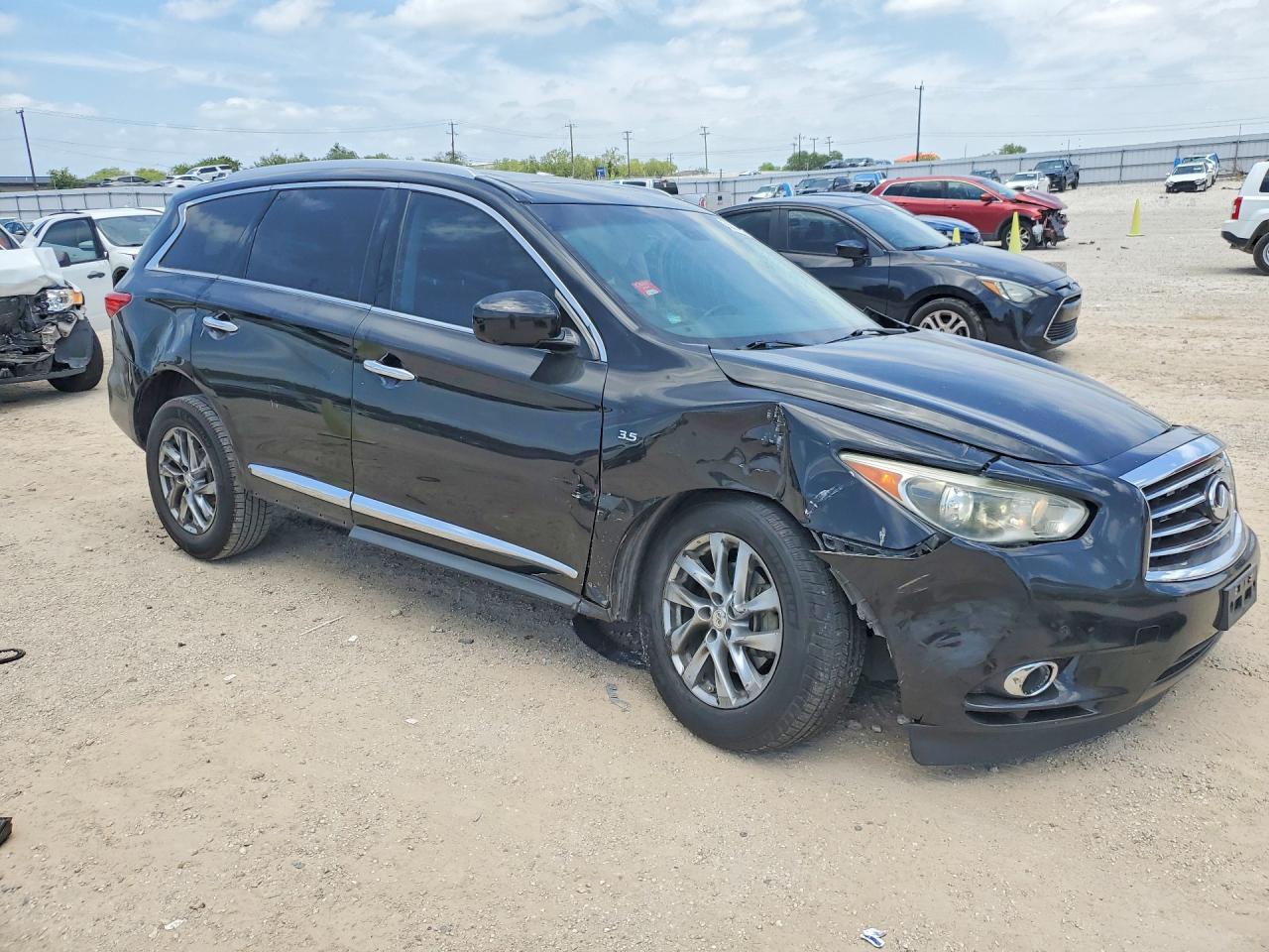 2014 Infiniti Qx60 Base Black vin: 5N1AL0MN0EC553024