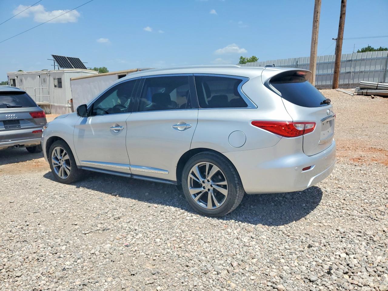 2014 Infiniti Qx60 Base Silver vin: 5N1AL0MN0EC554383