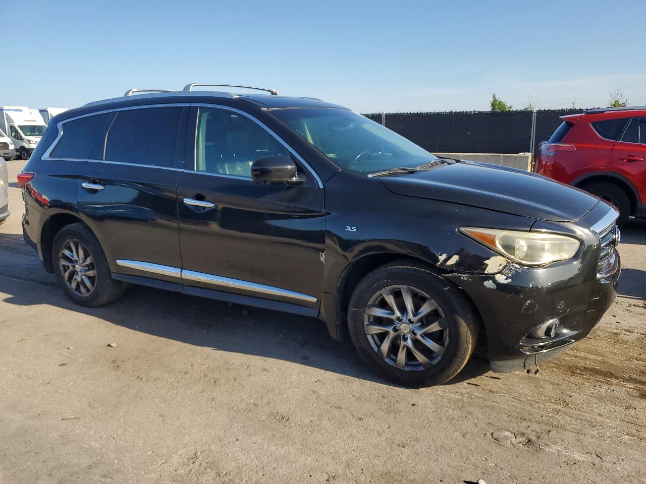 2014 Infiniti Qx60 Base Black vin: 5N1AL0MN0EC555775