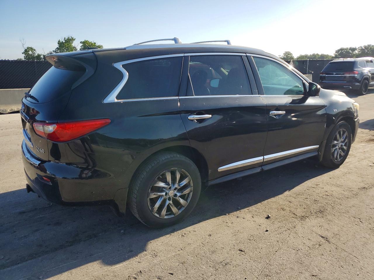 2014 Infiniti Qx60 Base Black vin: 5N1AL0MN0EC555775