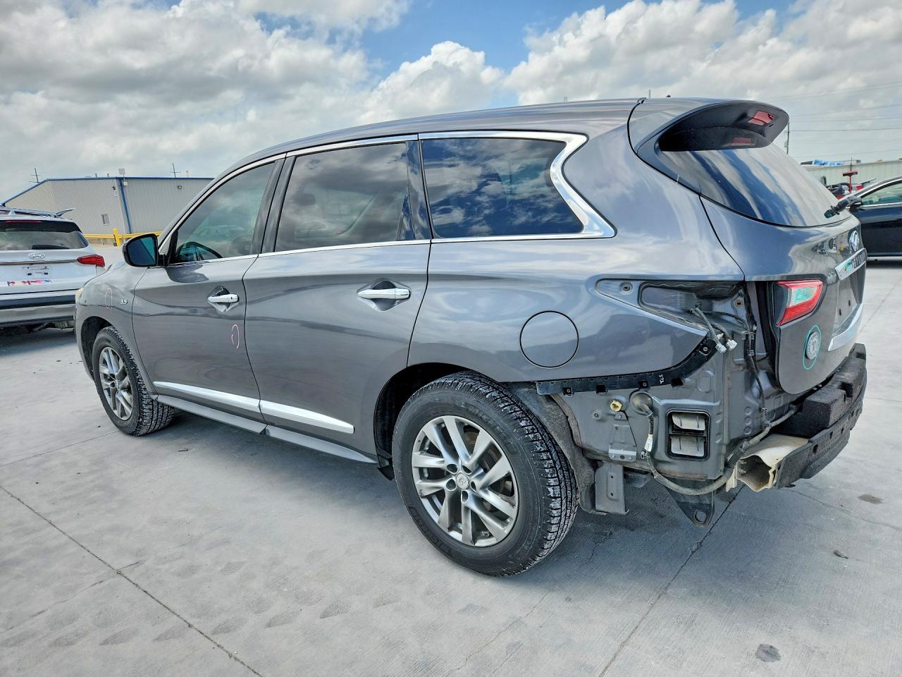 2015 Infiniti Qx60 Base Gray vin: 5N1AL0MN0FC506416