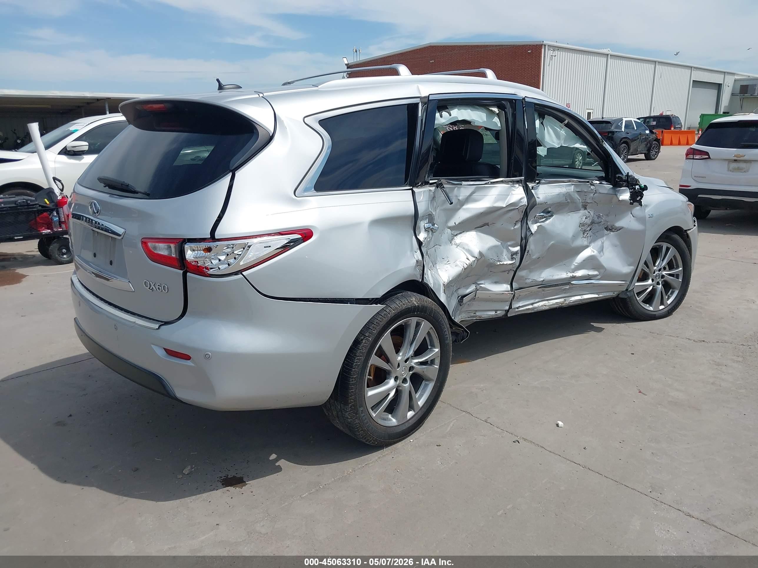 2015 Infiniti Qx60   Silver vin: 5N1AL0MN0FC518839