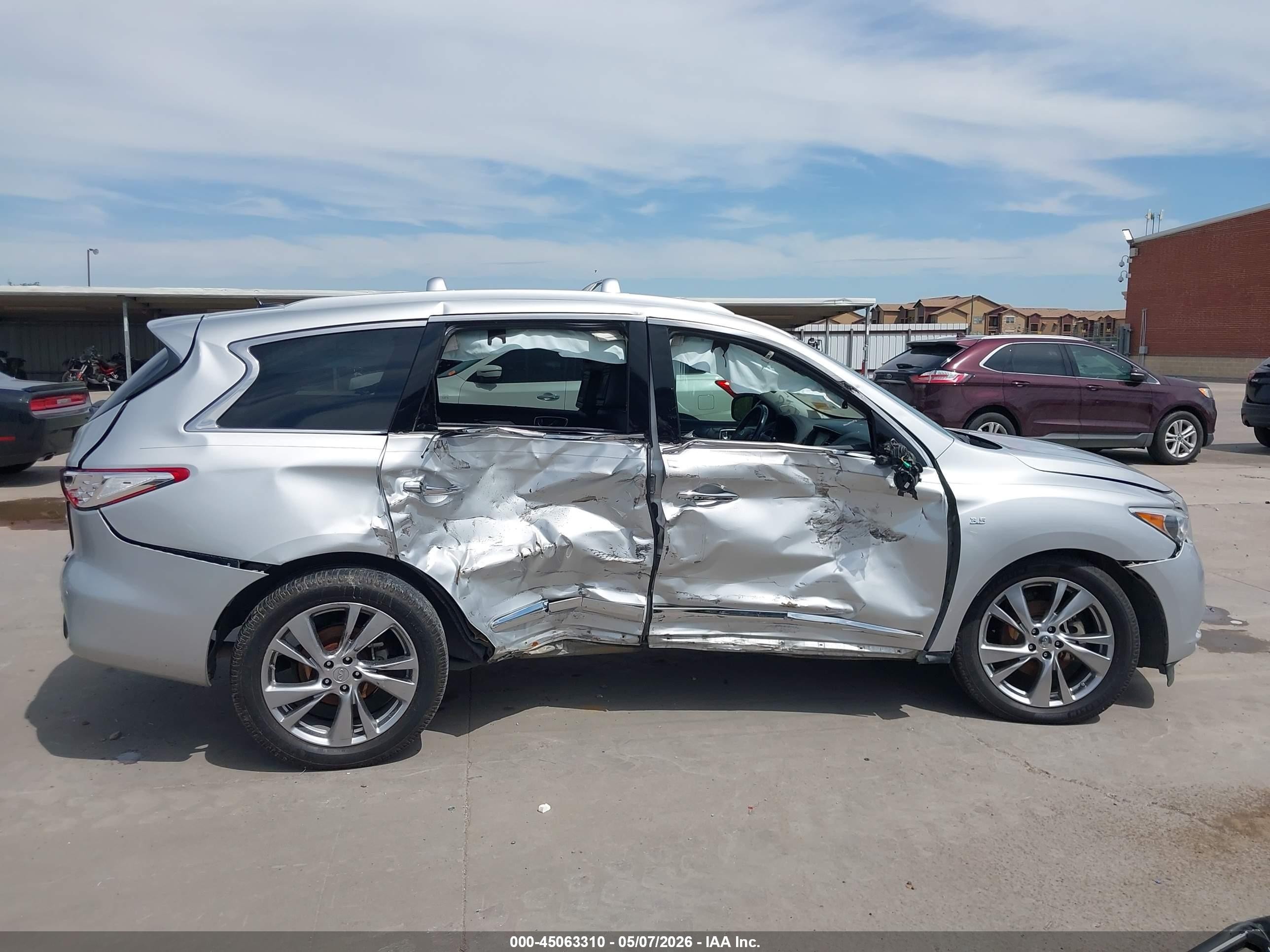 2015 Infiniti Qx60   Silver vin: 5N1AL0MN0FC518839
