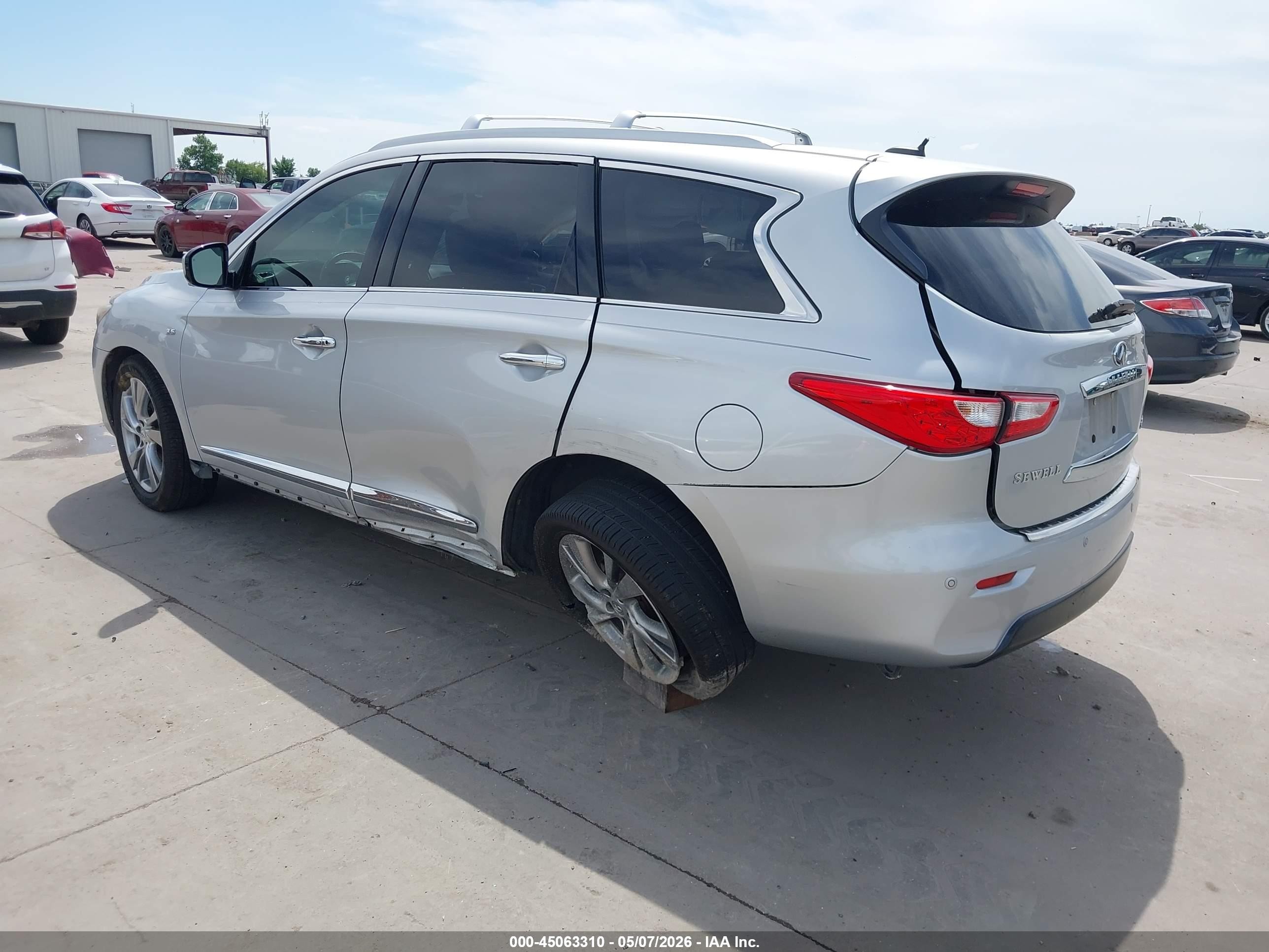 2015 Infiniti Qx60   Silver vin: 5N1AL0MN0FC518839