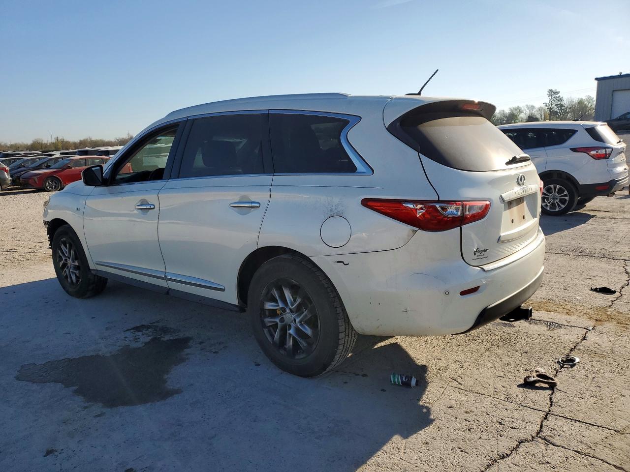 2015 Infiniti Qx60 Base White vin: 5N1AL0MN0FC523992
