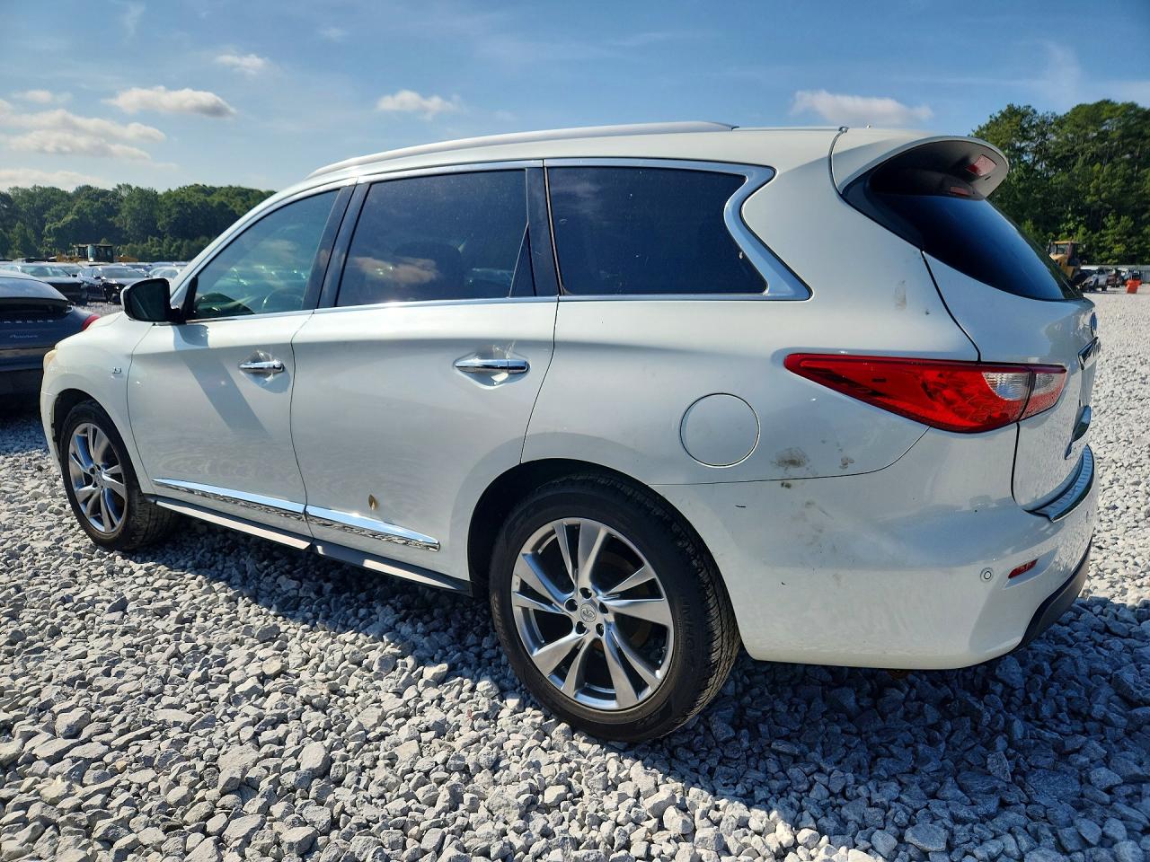 2015 Infiniti Qx60 Base White vin: 5N1AL0MN0FC524799