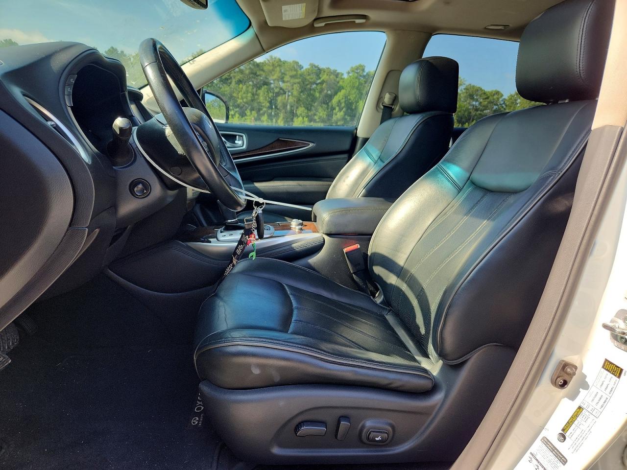 2015 Infiniti Qx60 Base White vin: 5N1AL0MN0FC524799