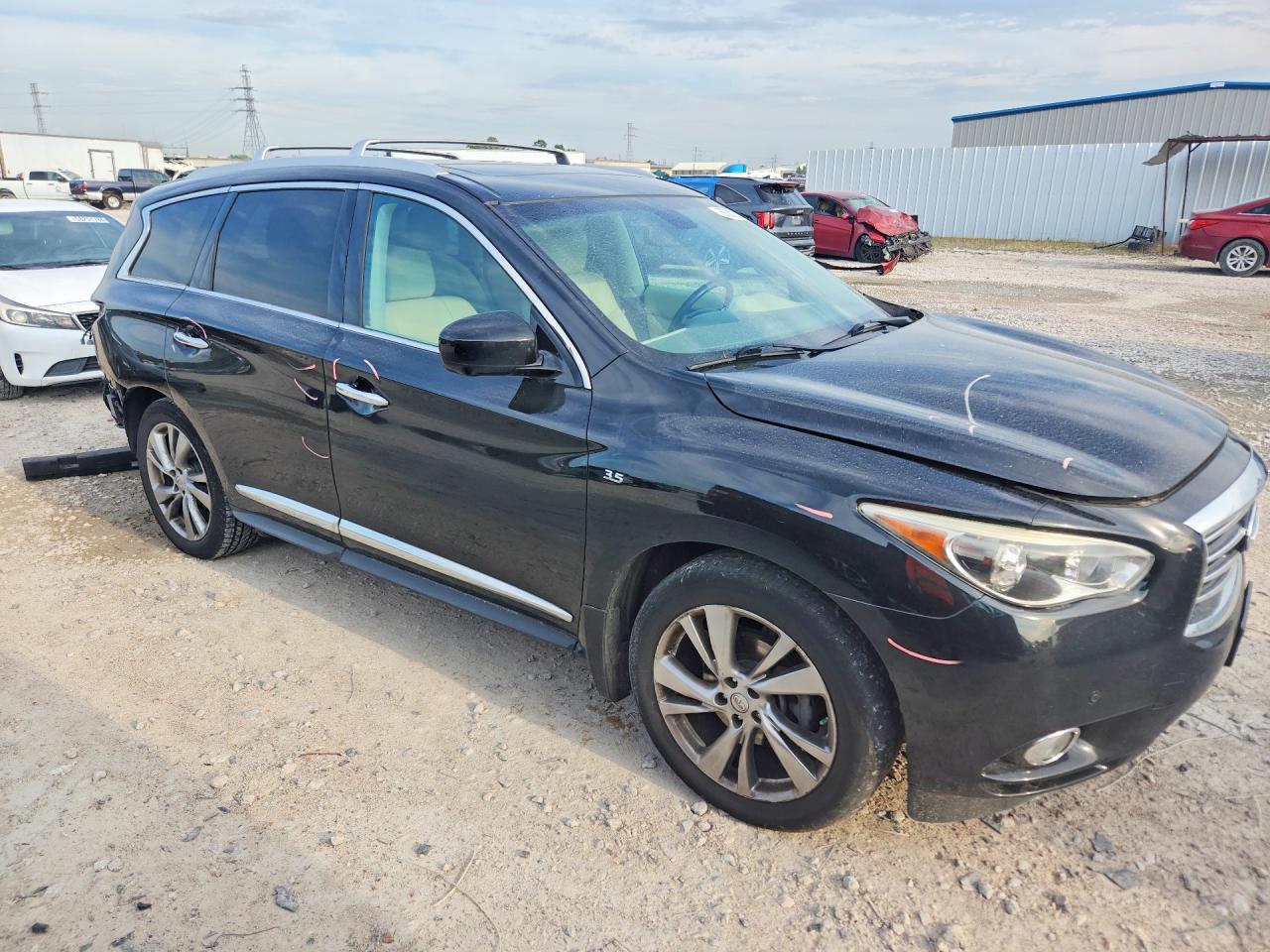 2015 Infiniti Qx60 Base Black vin: 5N1AL0MN0FC529033