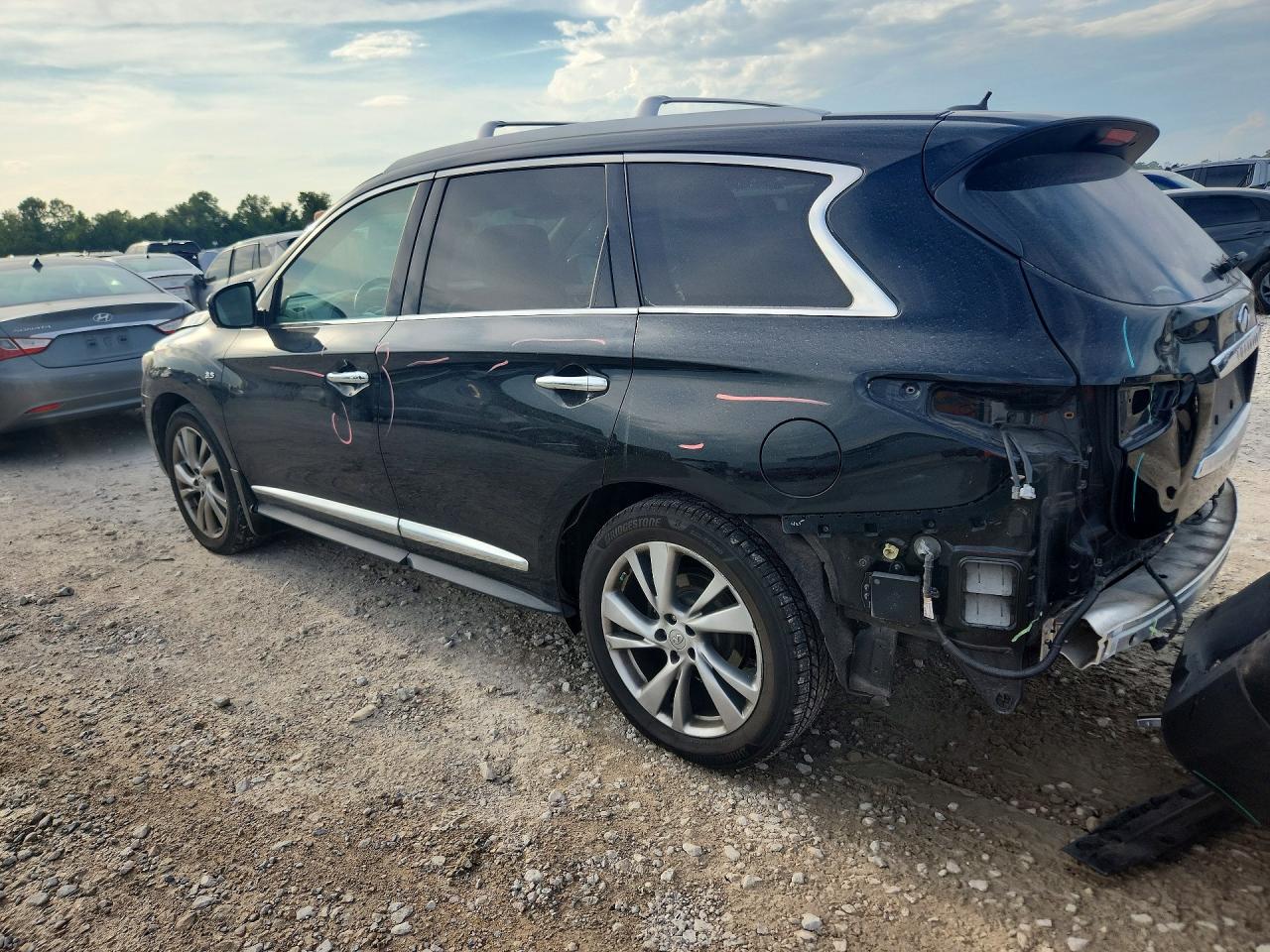 2015 Infiniti Qx60 Base Black vin: 5N1AL0MN0FC529033