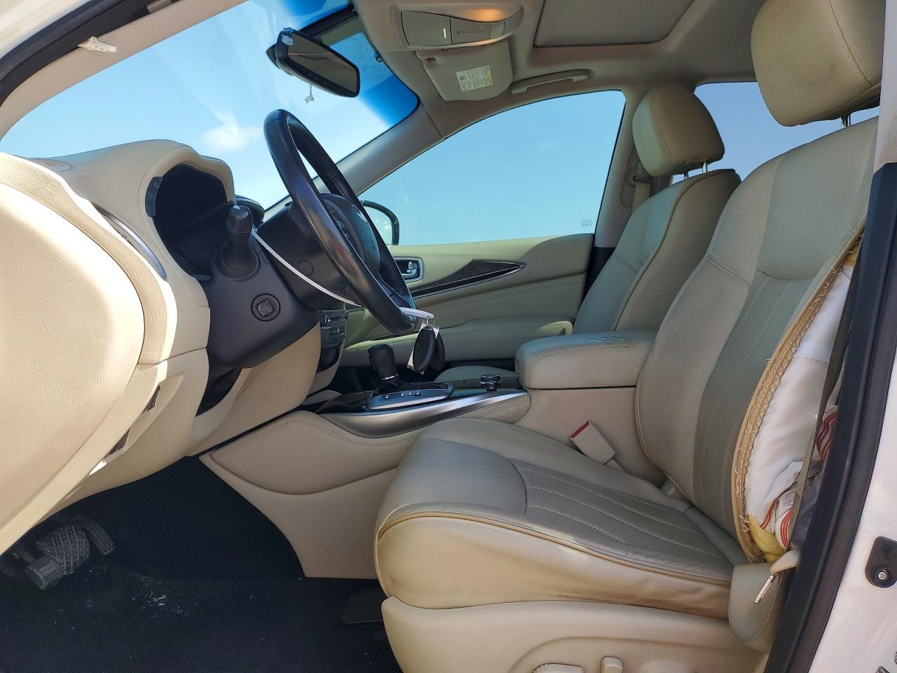 2015 Infiniti Qx60 Base White vin: 5N1AL0MN0FC537018