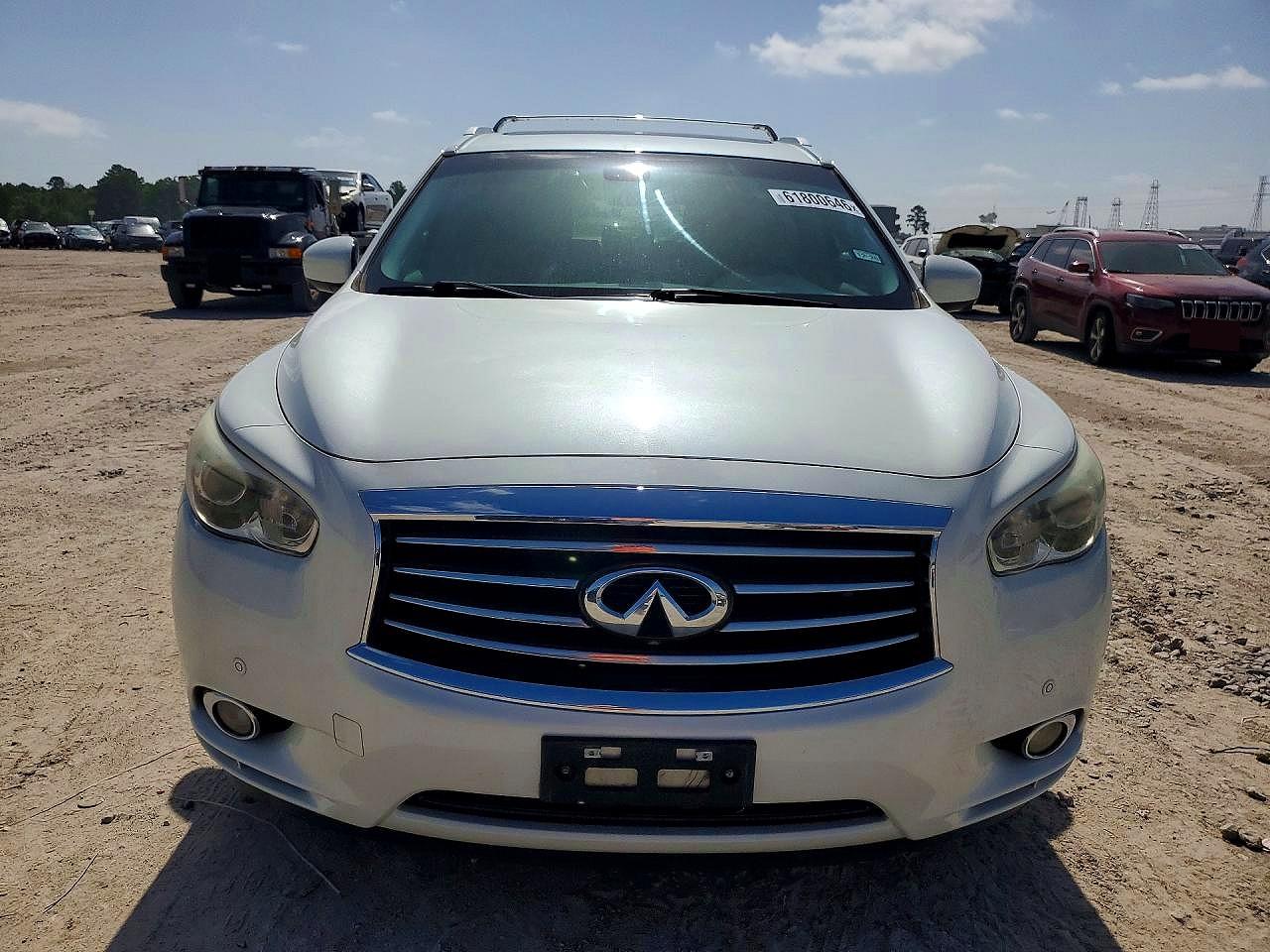 2015 Infiniti Qx60 Base White vin: 5N1AL0MN0FC537018