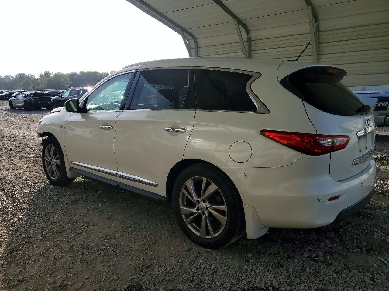 2015 Infiniti Qx60 Base White vin: 5N1AL0MN0FC545930