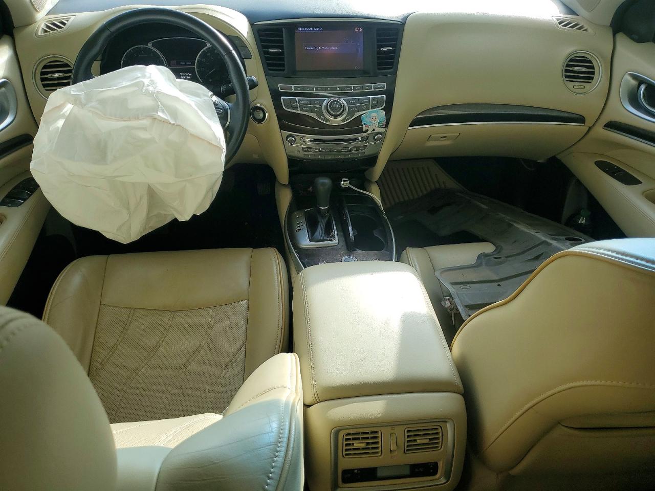 2015 Infiniti Qx60 Base White vin: 5N1AL0MN0FC545930