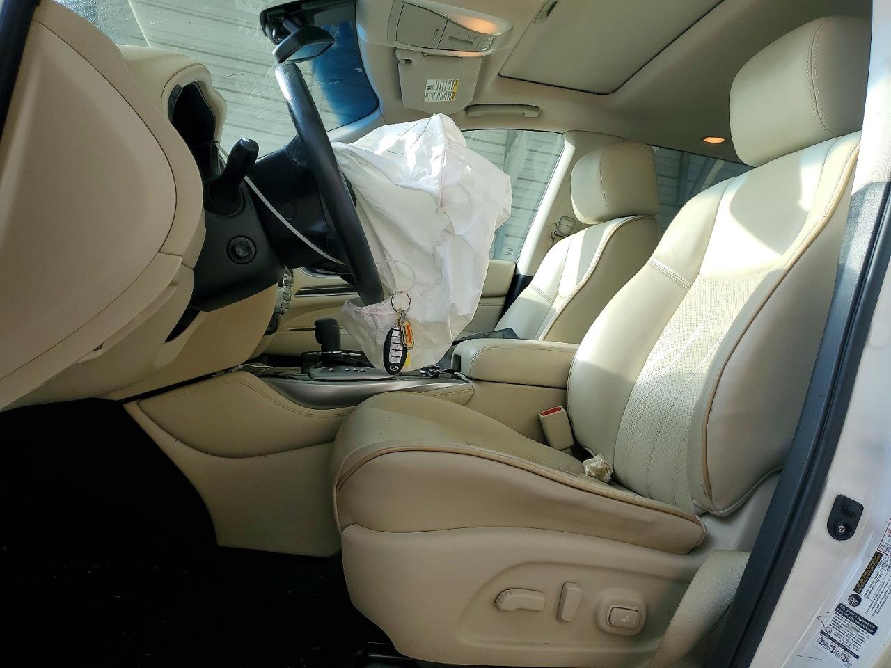 2015 Infiniti Qx60 Base White vin: 5N1AL0MN0FC545930