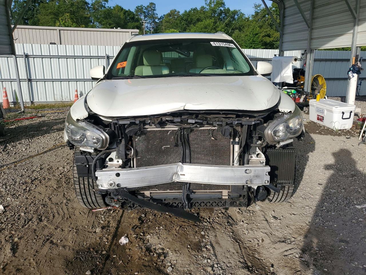 2015 Infiniti Qx60 Base White vin: 5N1AL0MN0FC545930