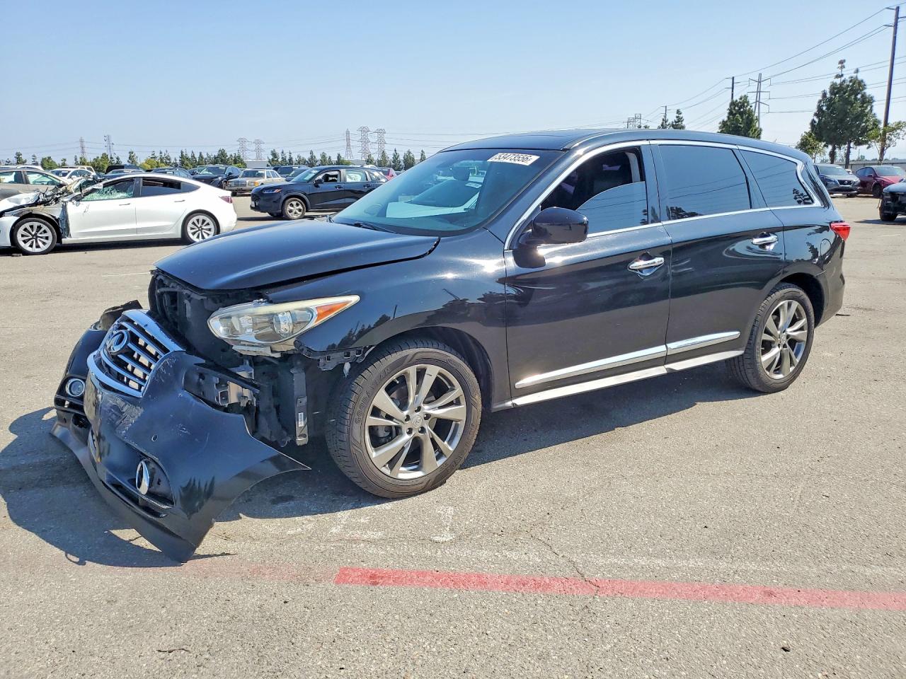 2013 Infiniti Jx35 Base Черный vin: 5N1AL0MN1DC315522