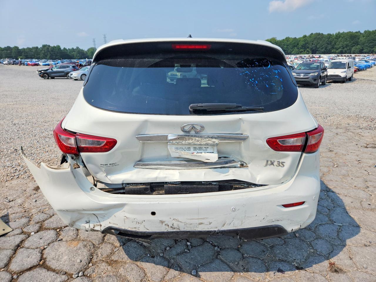 2013 Infiniti Jx35 Base White vin: 5N1AL0MN1DC316797