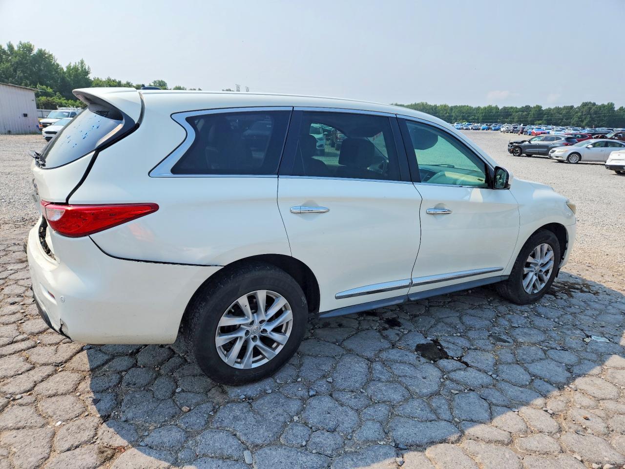 2013 Infiniti Jx35 Base White vin: 5N1AL0MN1DC316797