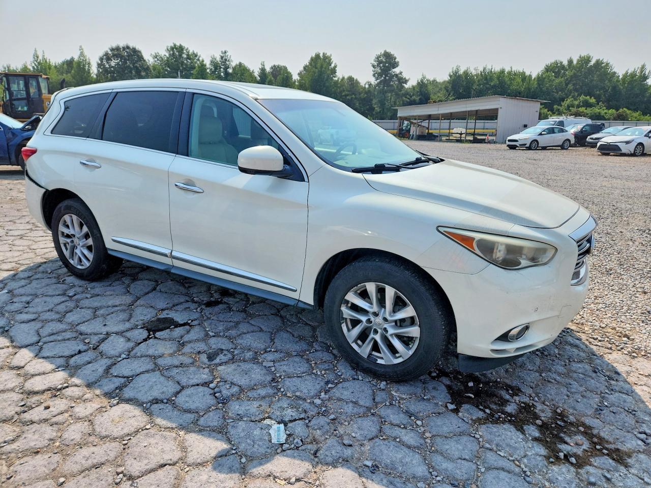 2013 Infiniti Jx35 Base White vin: 5N1AL0MN1DC316797