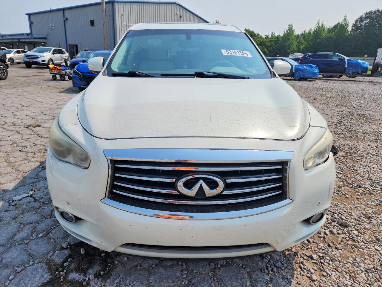 2013 Infiniti Jx35 Base White vin: 5N1AL0MN1DC316797
